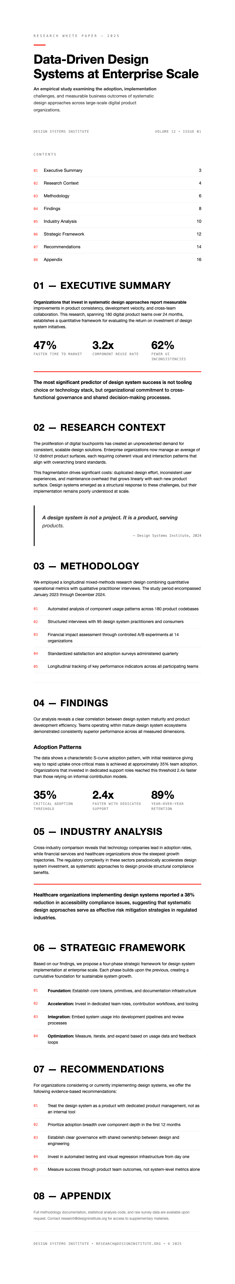 Modern minimalist white paper